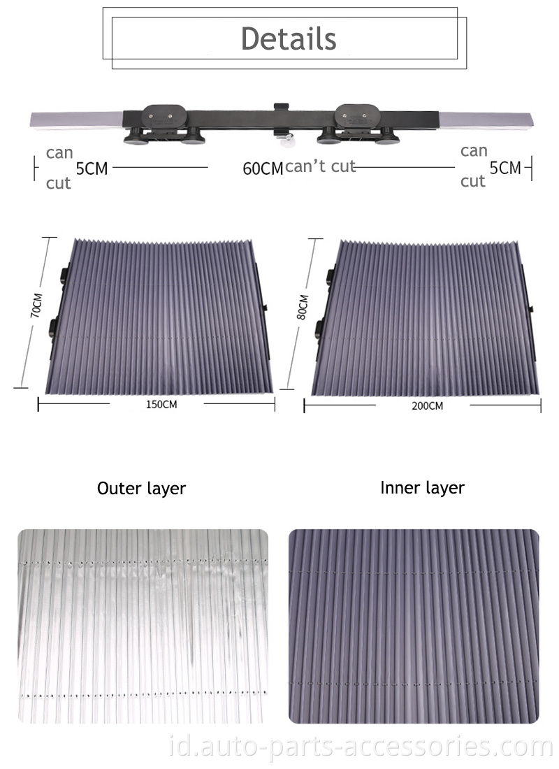 Sampel gratis baru ditingkatkan debu debu UV sunburn mobil sunshade cover umbrella